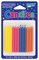 Party Central 288 Yellow and Blue Fluorescent Party Candles 2.5"